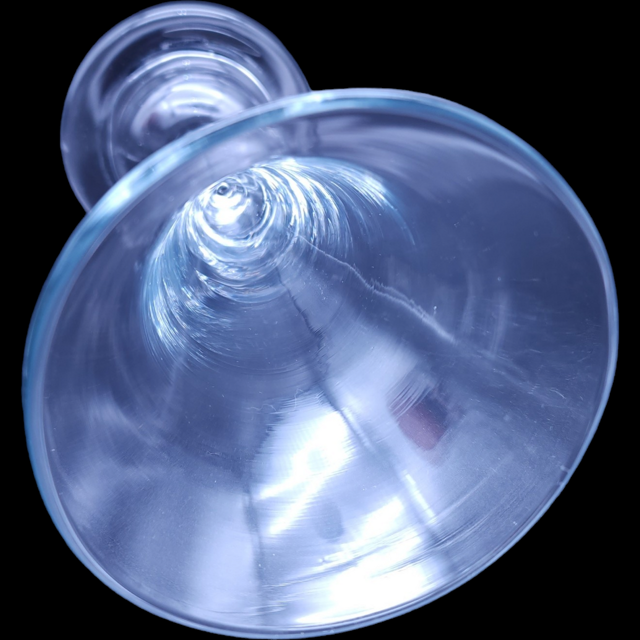 Late 18th Century Pontil Mark Blown Vase Pilsner Glass
