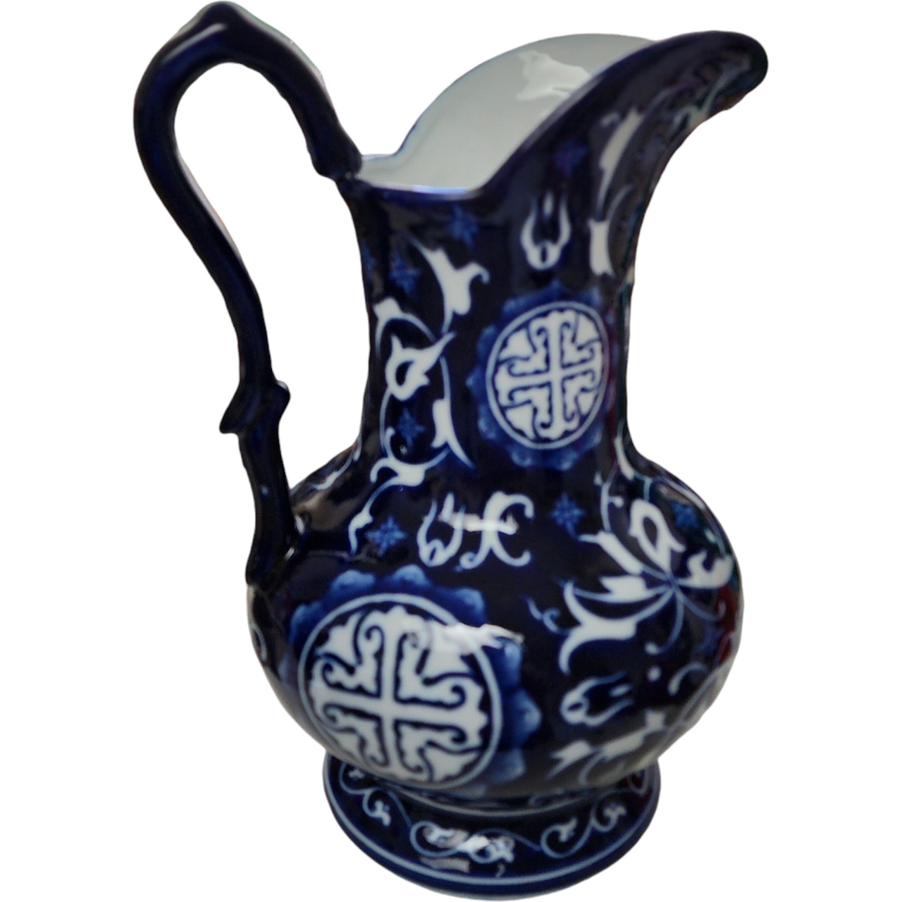 Bombay Asian Garden Blue & White Floral Pitcher
