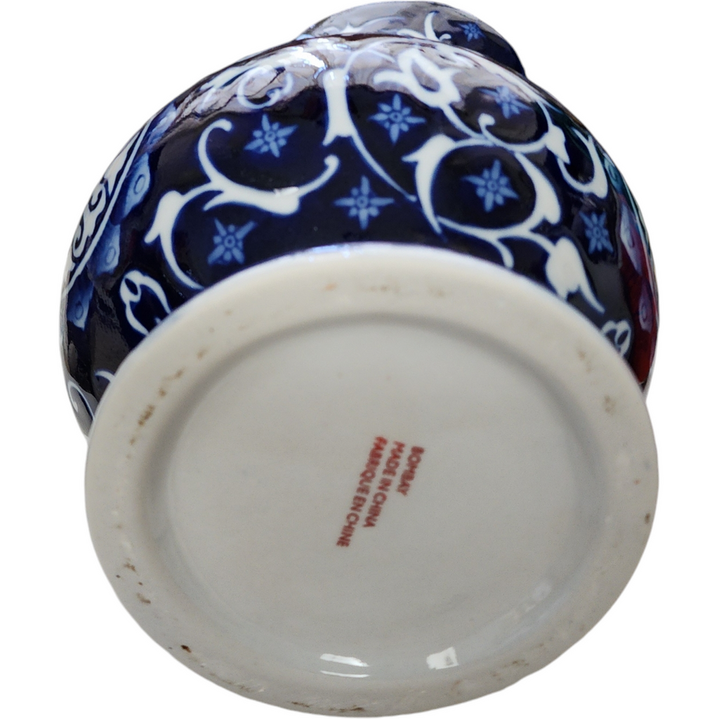 Bombay Asian Garden Blue & White Floral Pitcher