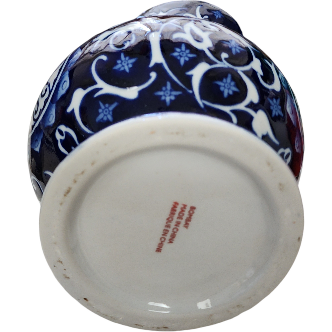 Bombay Asian Garden Blue & White Floral Pitcher