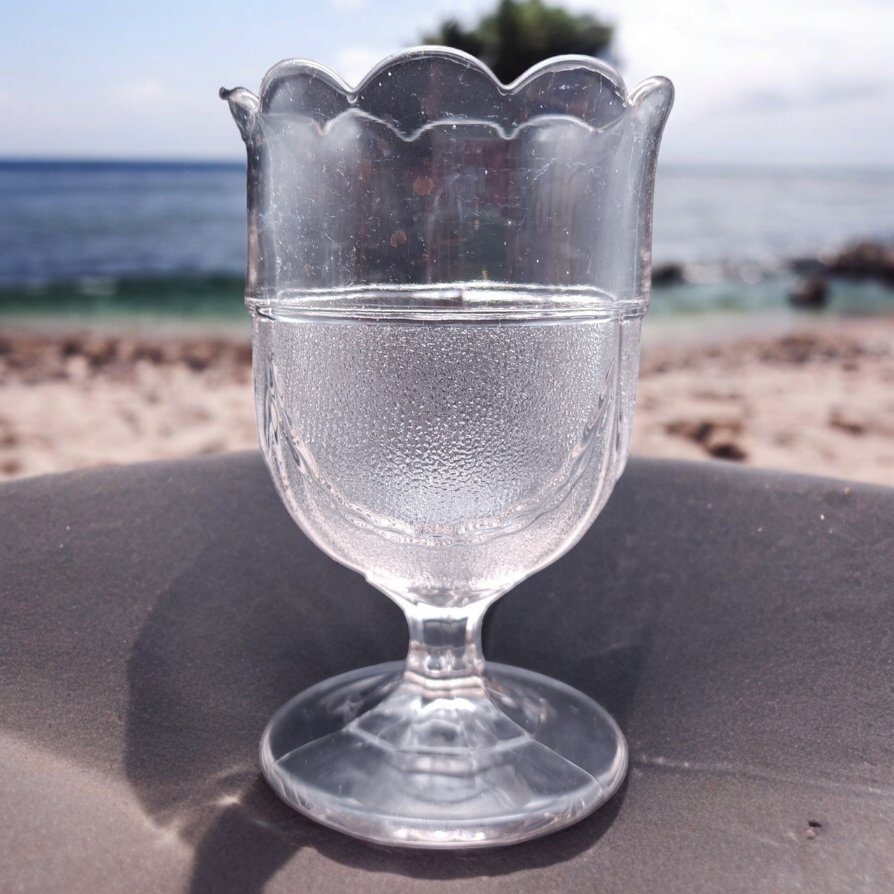 Boston Silver Antique EAPG Glass Celery Vase