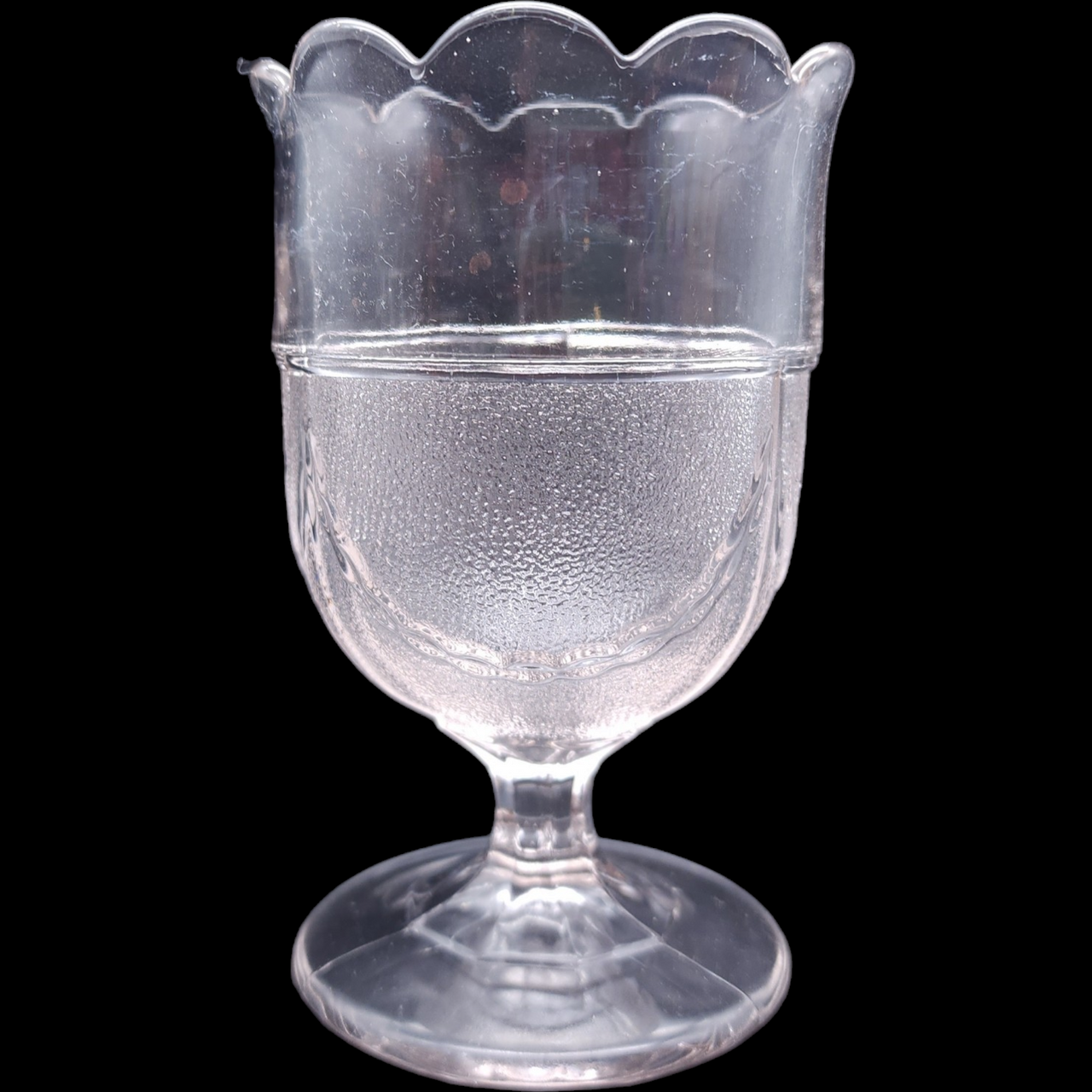 Boston Silver Antique EAPG Glass Celery Vase