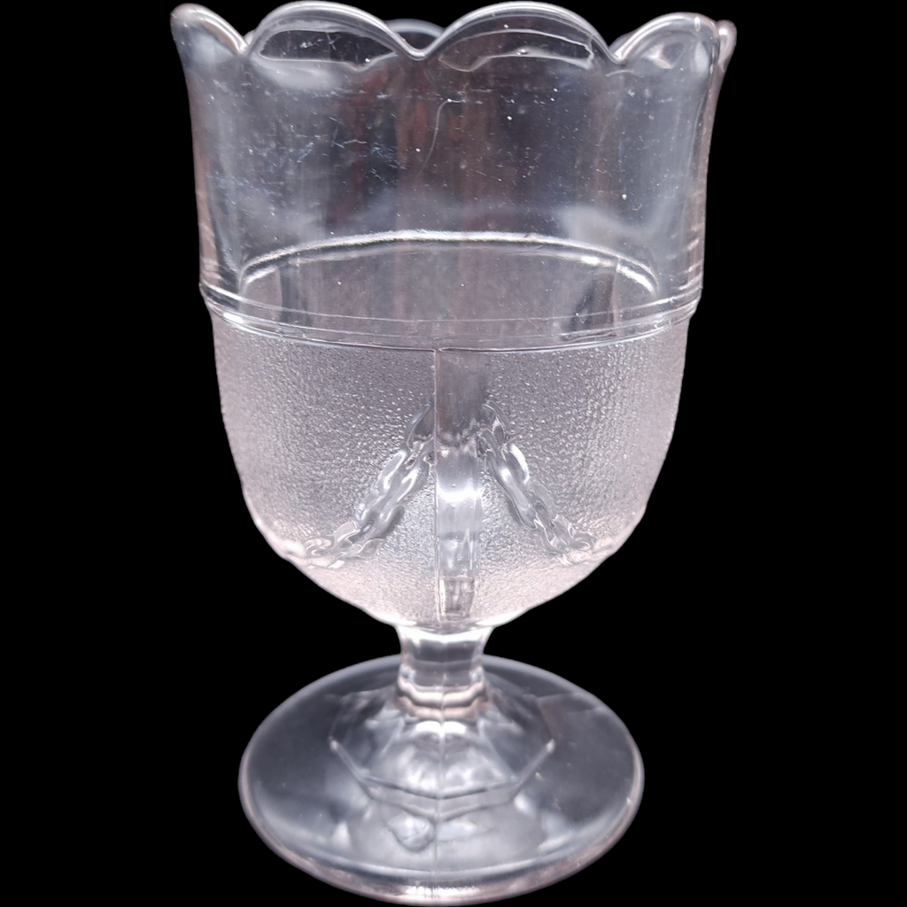 Boston Silver Antique EAPG Glass Celery Vase
