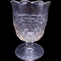 Boston Silver Thumbprint EAPG Glass Celery Vase