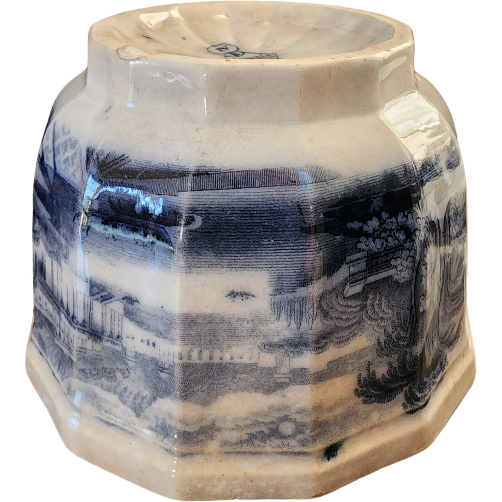 British Blue and White Transferware All Purpose Bowl
