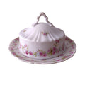C TIELSCH Round Porcelain Covered Butter Dish Germany