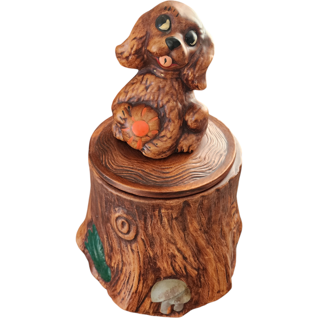 California Pottery Puppy Dog Cookie Jar