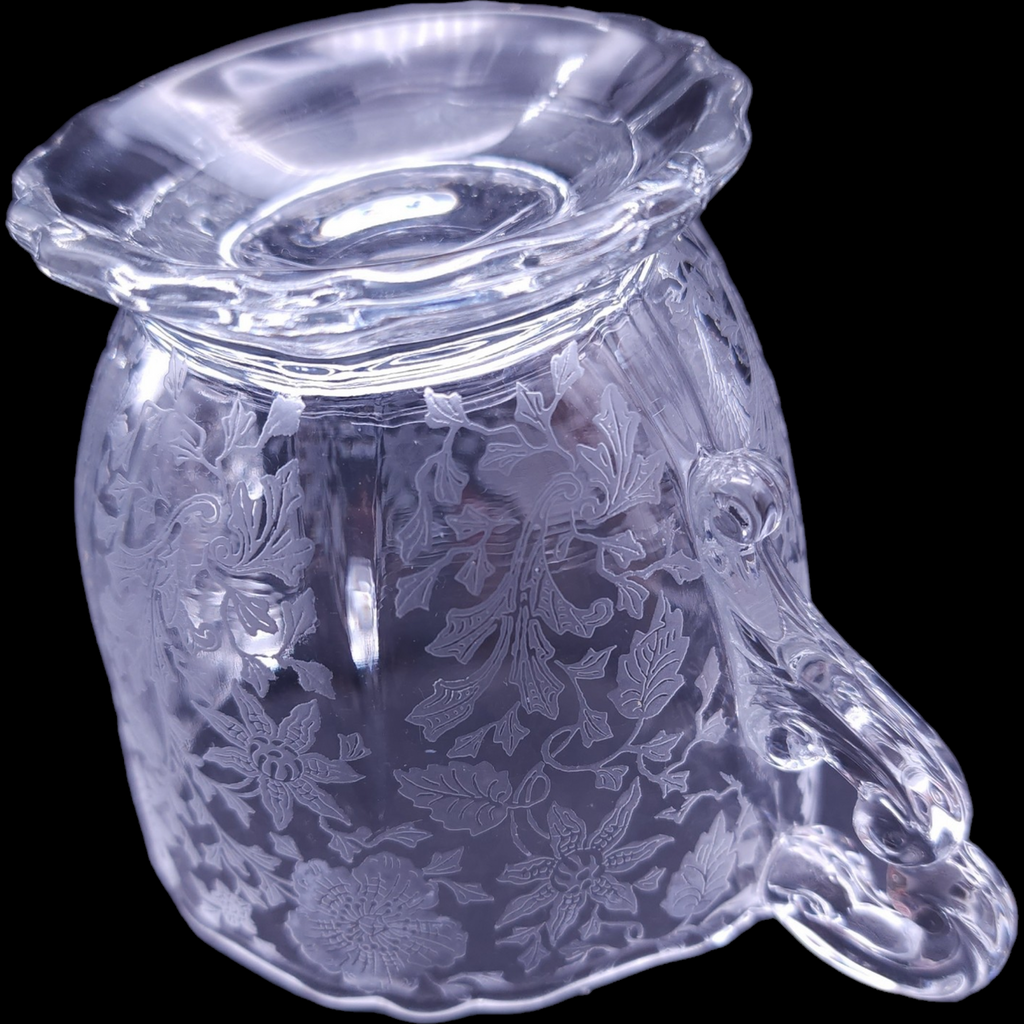 Cambridge Wildflower Clear Open Footed Sugar