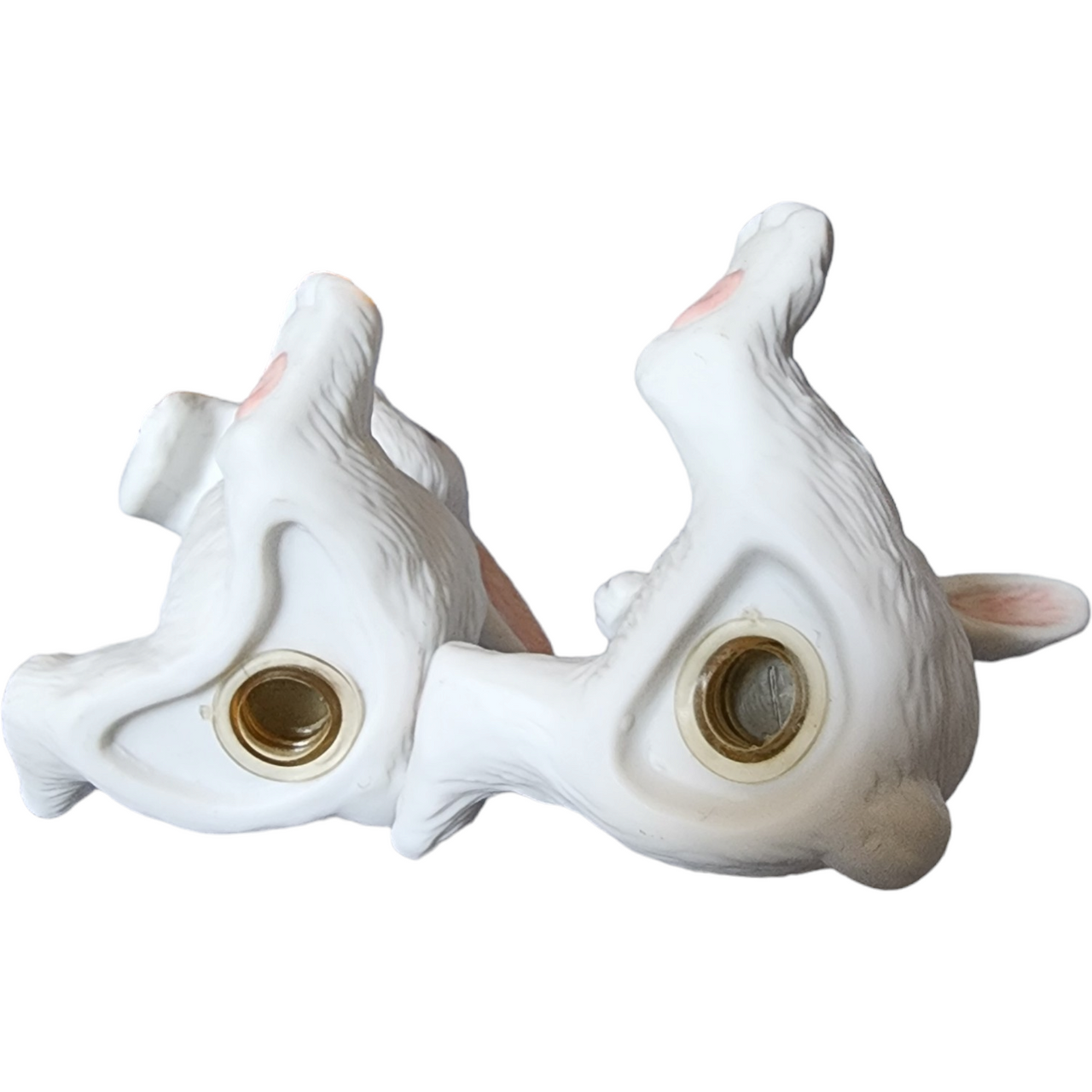 Ceramic Rabbit Bunny Salt And Pepper Shakers