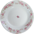 Charles Field Haviland Pink Flowers Green Leaves Limoges France Coupe Soup Bowl