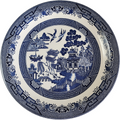 Churchill Willow Blue Georgian Shape Dinner Plate