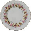 Coalport Marilyn Pink Yellow Purple Flowers Scalloped Dinner Plate