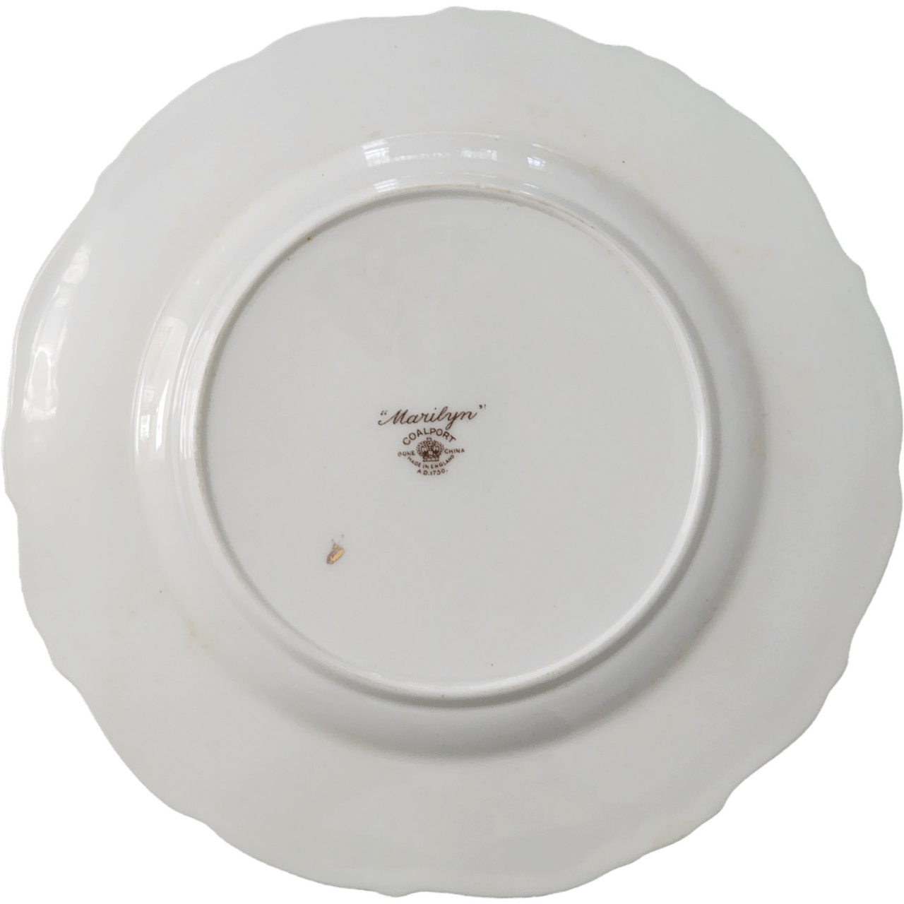 Coalport Marilyn Pink Yellow Purple Flowers Scalloped Salad Plate