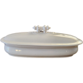 Cockson & Chetwynd All White Ironstone Toothbrush Holder