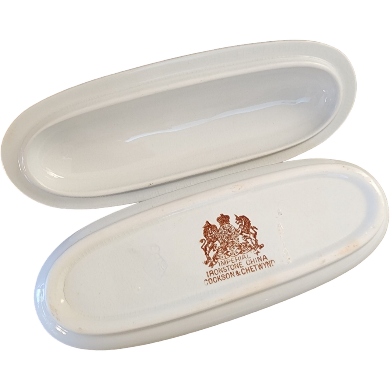 Cockson & Chetwynd All White Ironstone Toothbrush Holder