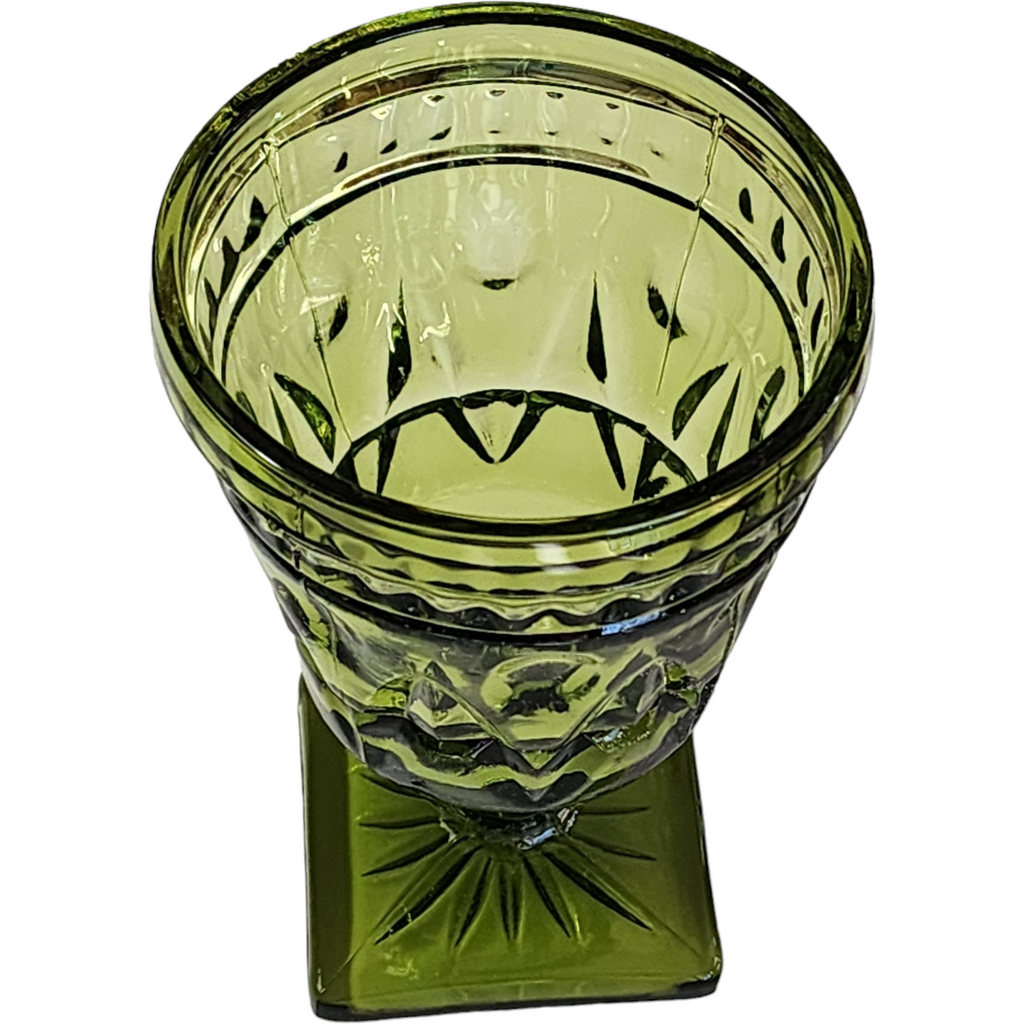 Colony Park Lane Green Water Goblet