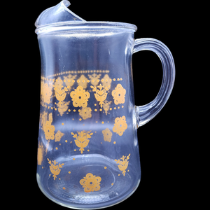 Corning Corelle Butterfly Gold 72 Oz Glassware Pitcher