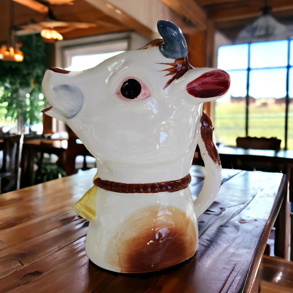 Cow Head Ceramic Creamer or Pitcher Kitchen Decor