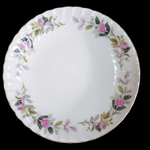 Creative Regency Rose Pink Roses Gray Green Leaves Coupe Soup Bowl