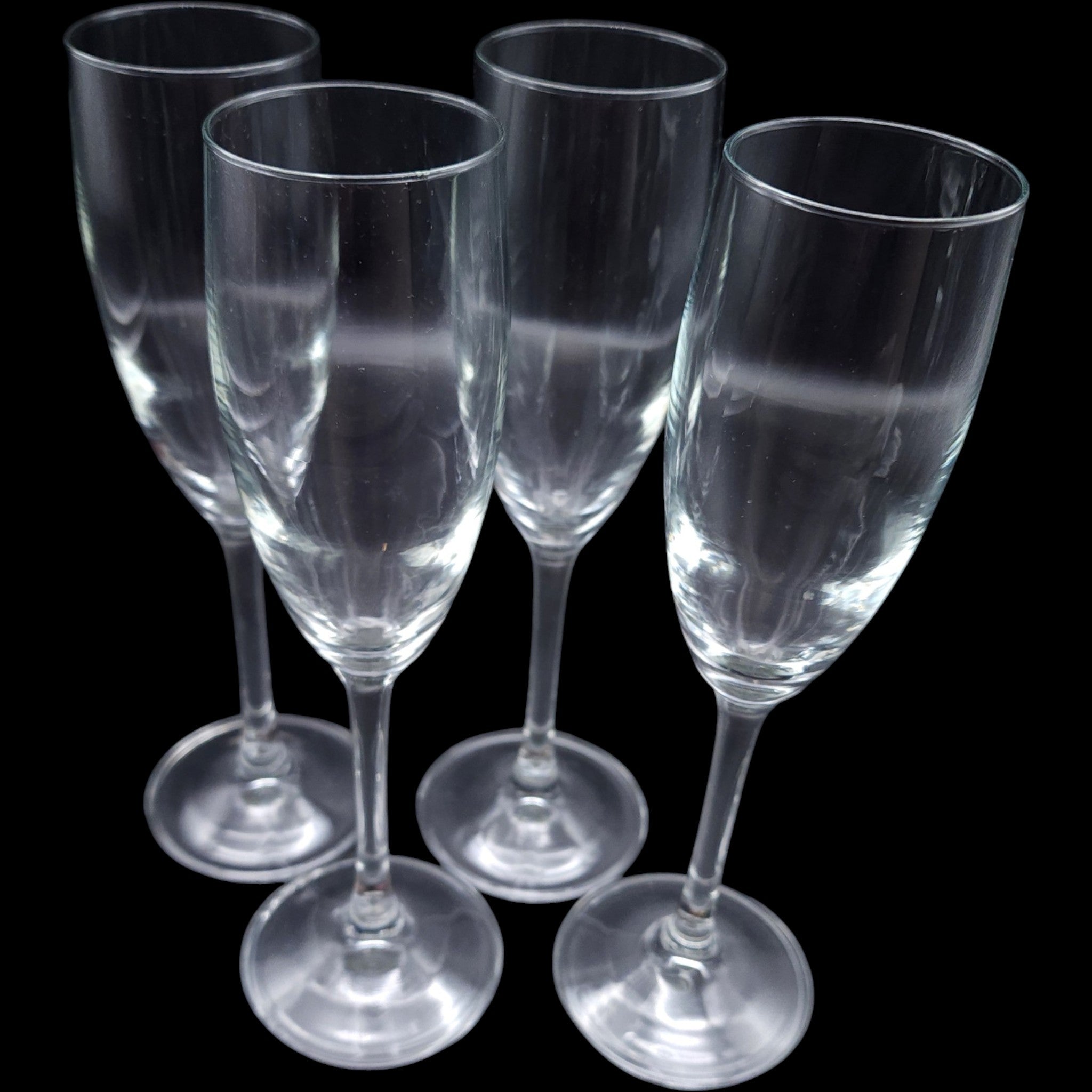 Cristal D'Arques Durand Montego Champagne Flutes Set of 4