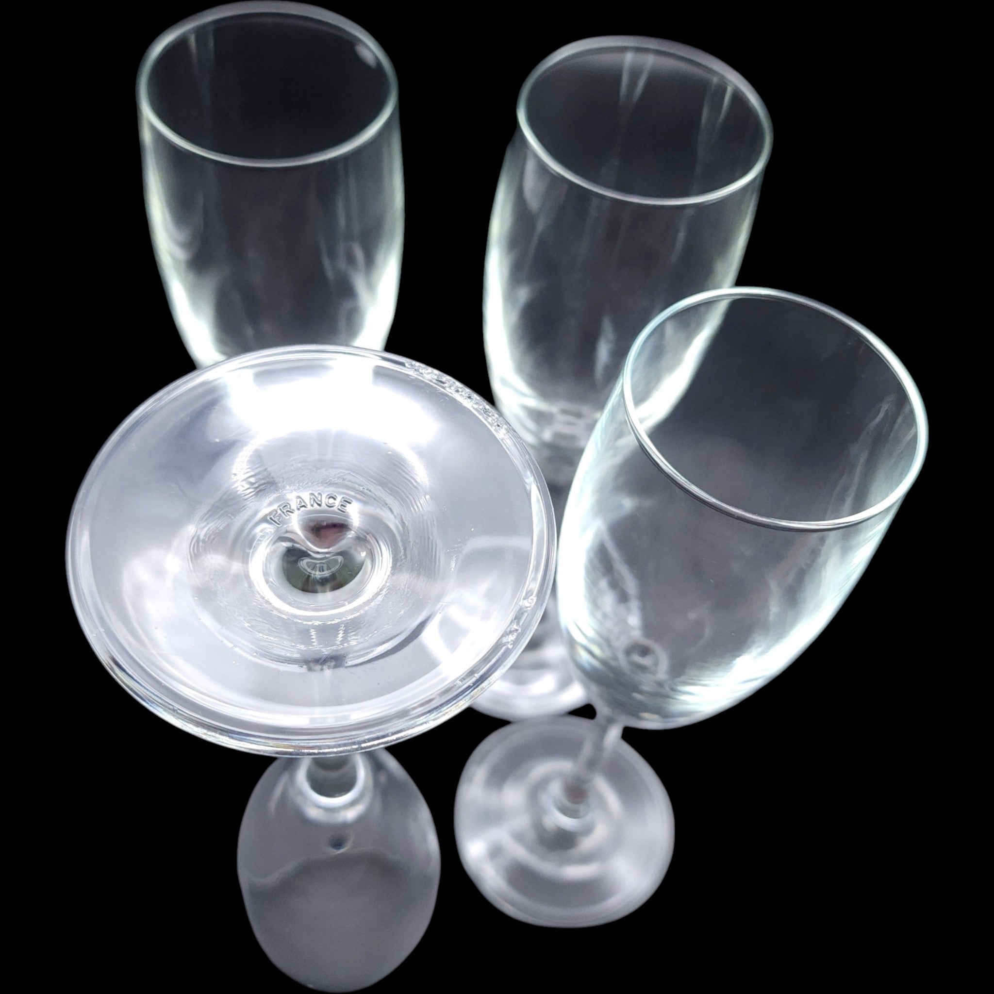 Cristal D'Arques Durand Montego Champagne Flutes Set of 4