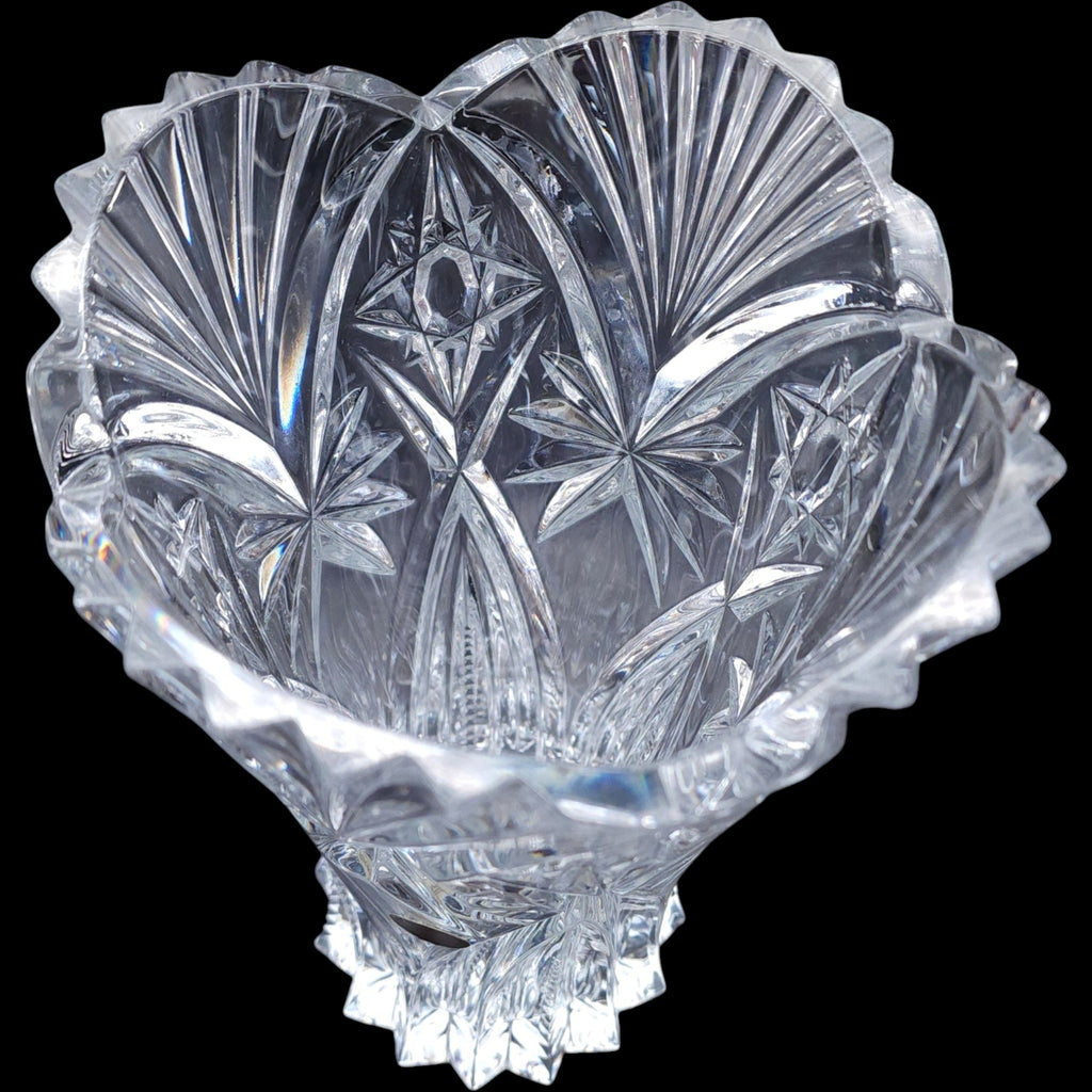 Cristal D'Arques Durand Vincennes 11 Cut Crystal Flower Vase