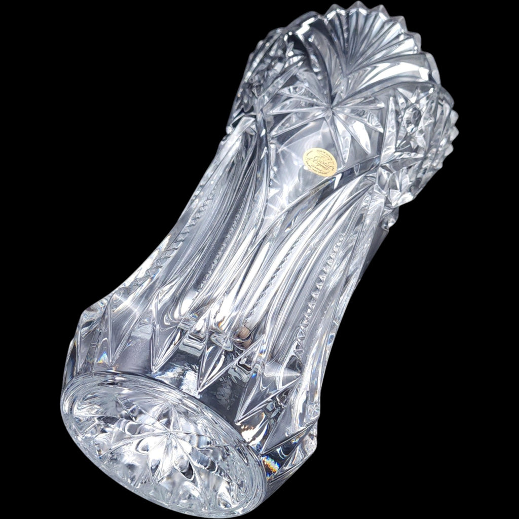 Cristal D'Arques Durand Vincennes 11 Cut Crystal Flower Vase