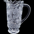 Crystal Clear Industries Etched Fruit Glass Pitcher