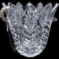 Crystal Clear Industries Portico Crystal Ice Bucket with Tongs