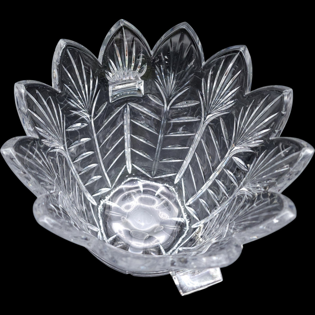 Crystal Clear Industries Portico Crystal Ice Bucket with Tongs