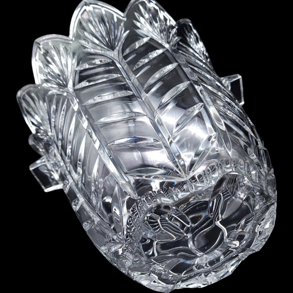 Crystal Clear Industries Portico Crystal Ice Bucket with Tongs
