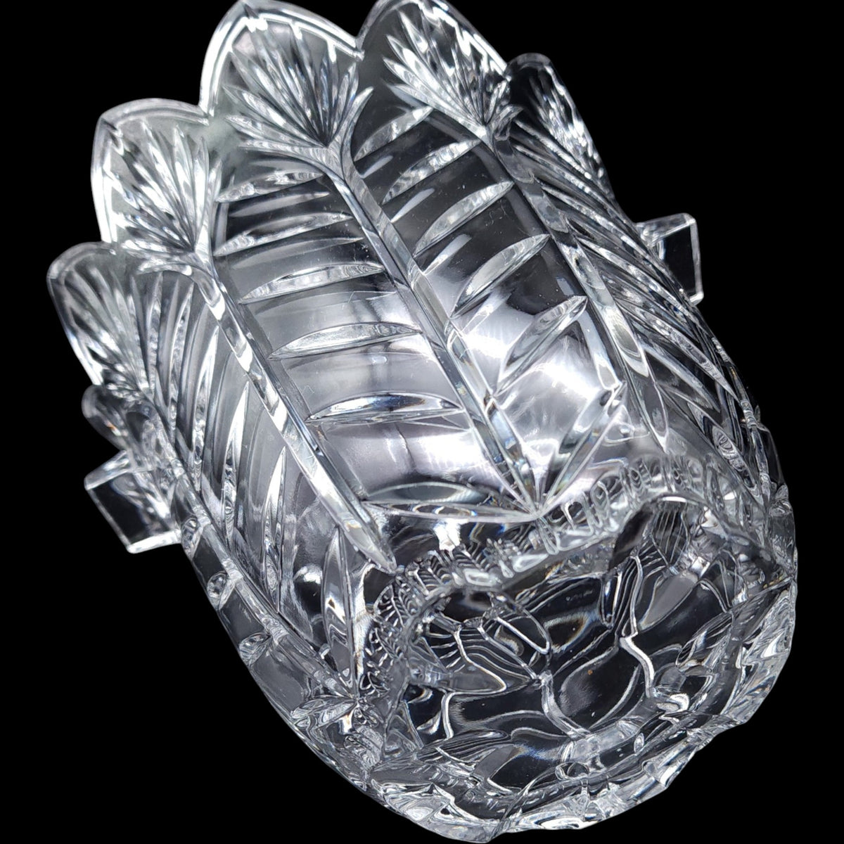 Crystal Clear Industries Portico Crystal Ice Bucket with Tongs