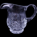 Crystal Clear Industries Essex Hand Cut 24% Lead Crystal Mini Creamer Czechoslovakia