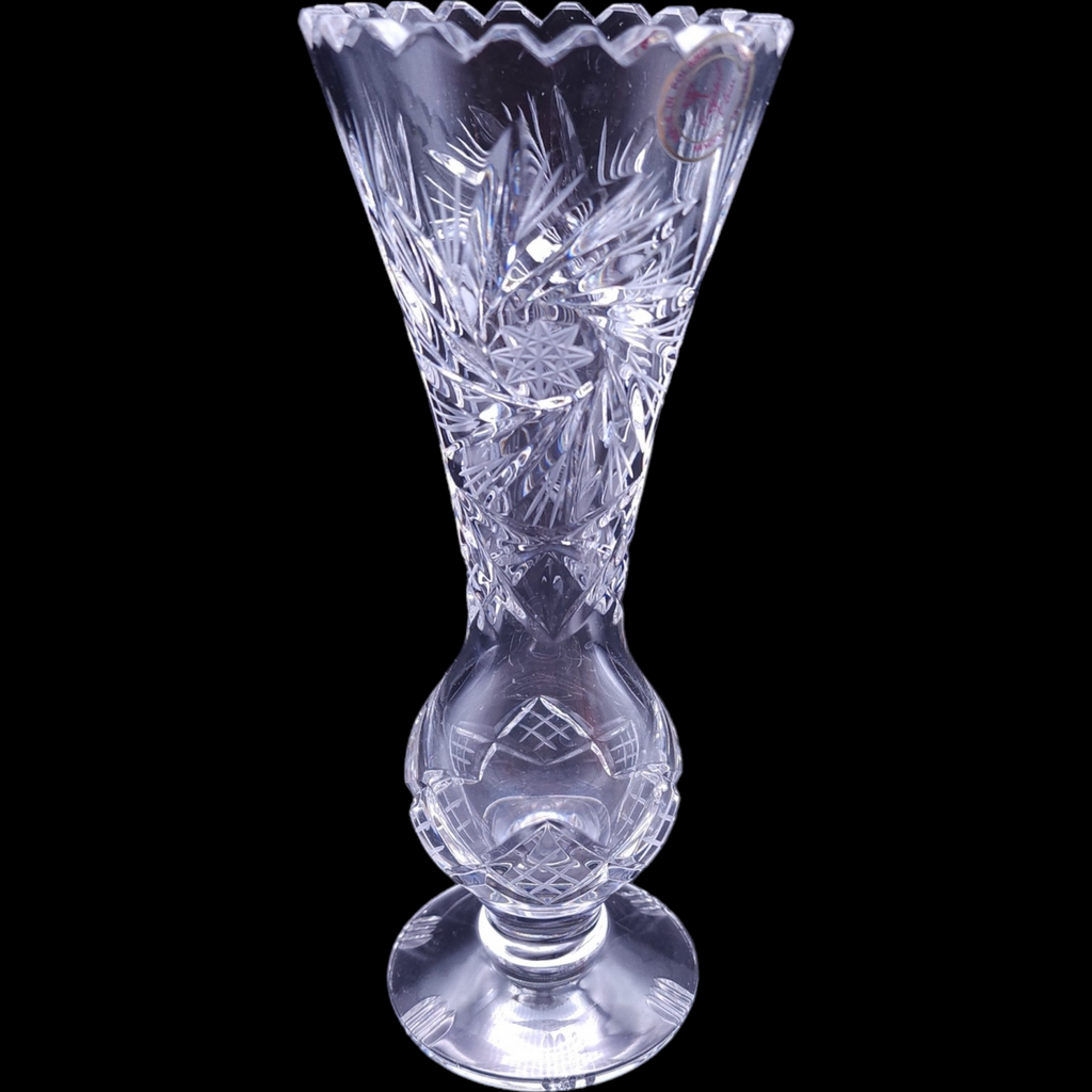 Crystal Clear Industries Giftware Piece Pinwheel Bud Vase