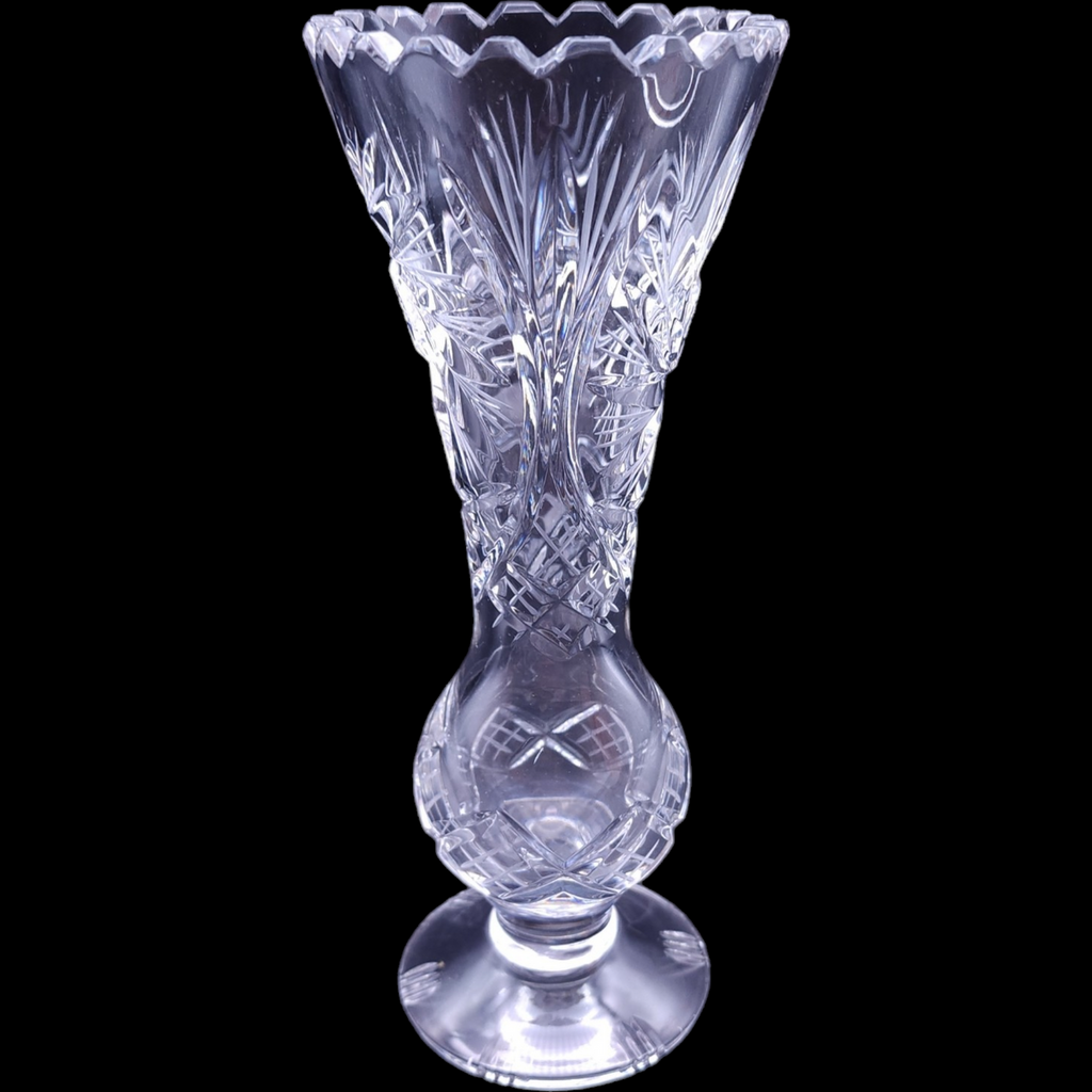 Crystal Clear Industries Giftware Piece Pinwheel Bud Vase