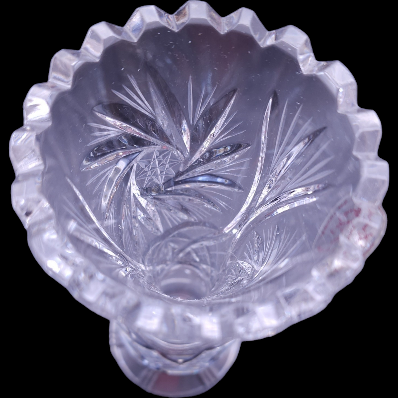 Crystal Clear Industries Giftware Piece Pinwheel Bud Vase