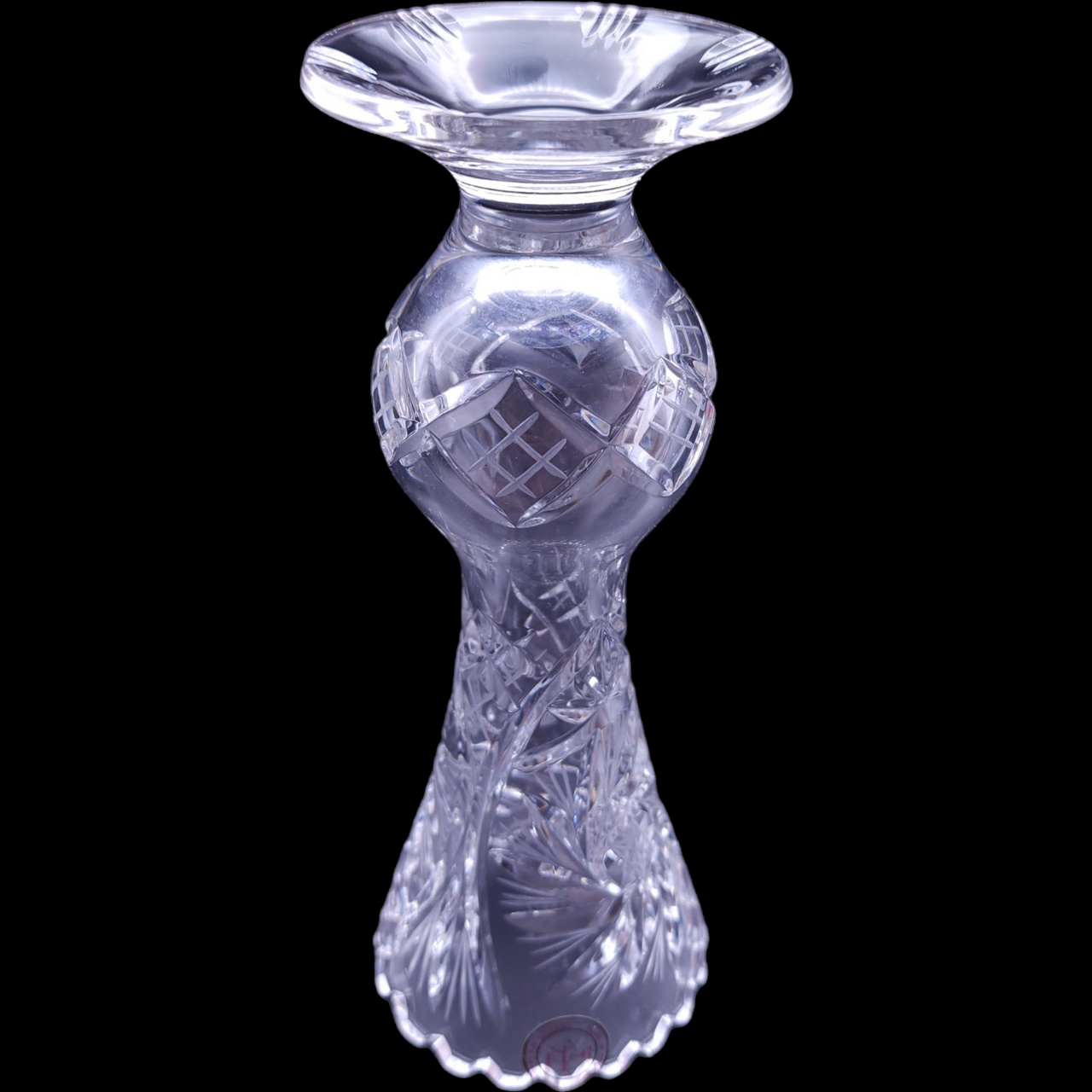 Crystal Clear Industries Giftware Piece Pinwheel Bud Vase