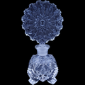 Czechoslovakia Art Deco Cut Crystal Perfume Bottle