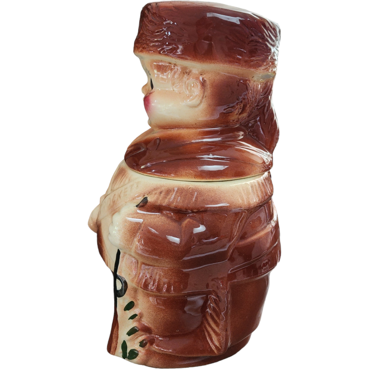 Davy Crockett American Bisque Cookie Jar