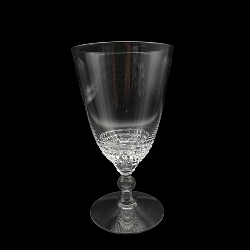Duncan & Miller Teardrop Clear Low Water Goblet