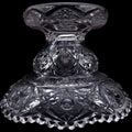 EAPG McKee Yutec Clear Glass Punch Bowl Stand Pedestal Base