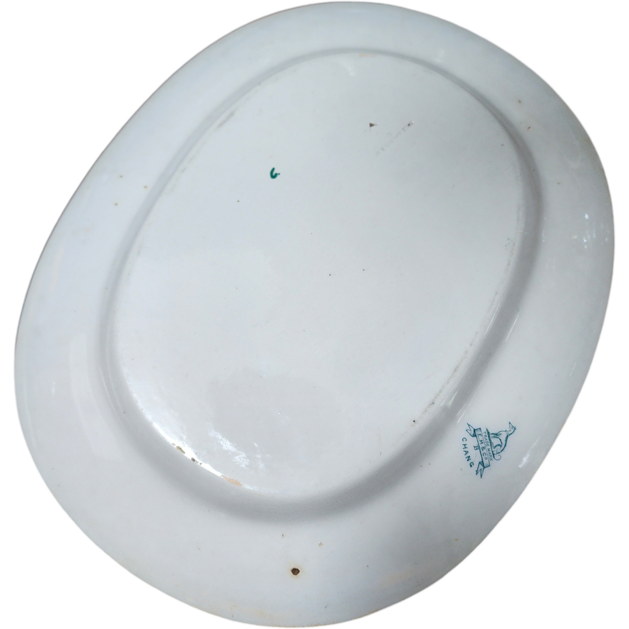 Edge Malkin & Co Chang White Chinoiserie Platter Serving Tray