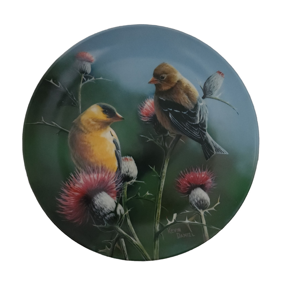 Edwin Knowles Encyclopedia Britannica Birds The Goldfinch Plate No Box