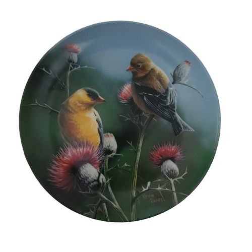 Edwin Knowles Encyclopedia Britannica Birds The Goldfinch Plate No Box