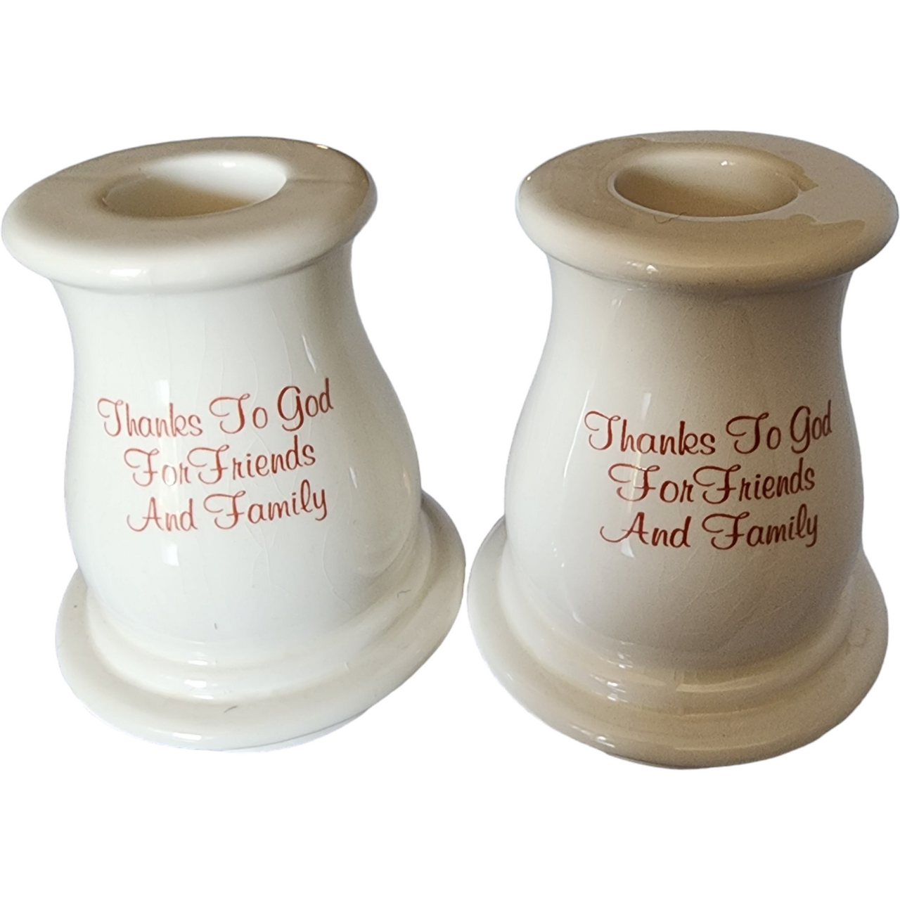 Enesco Precious Moments Thanksgiving Candle Holders