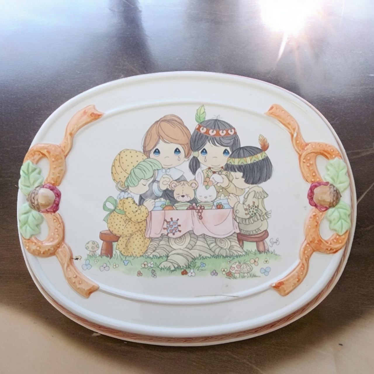 Enesco Precious Moments Thanksgiving Wall Plaque