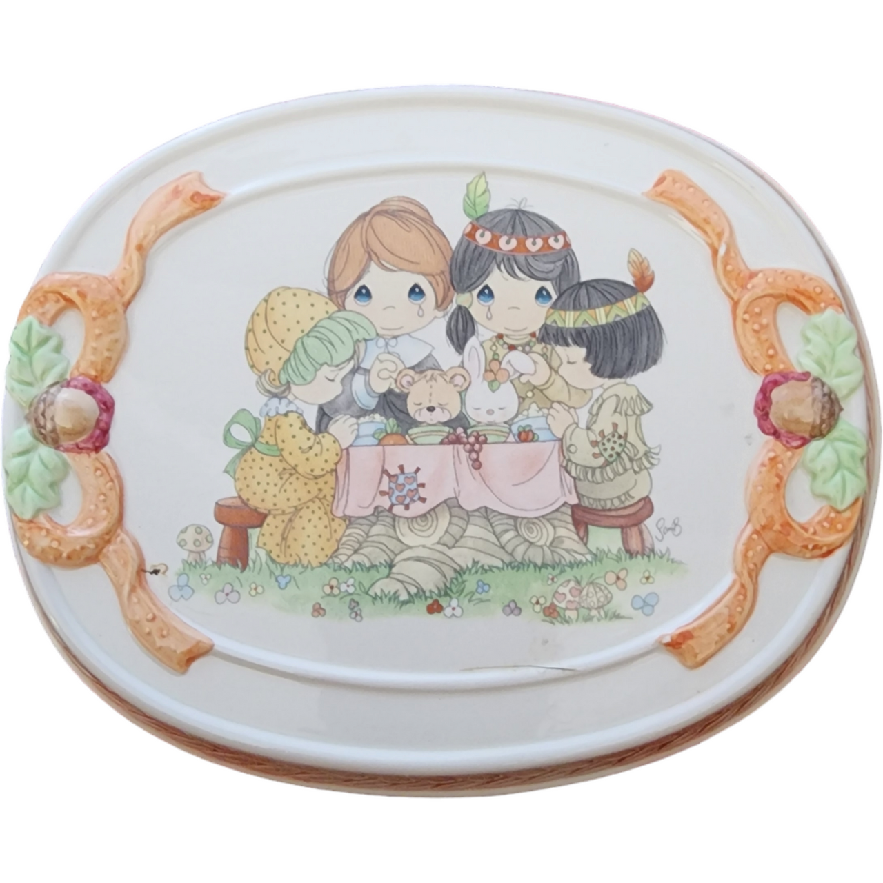 Enesco Precious Moments Thanksgiving Wall Plaque
