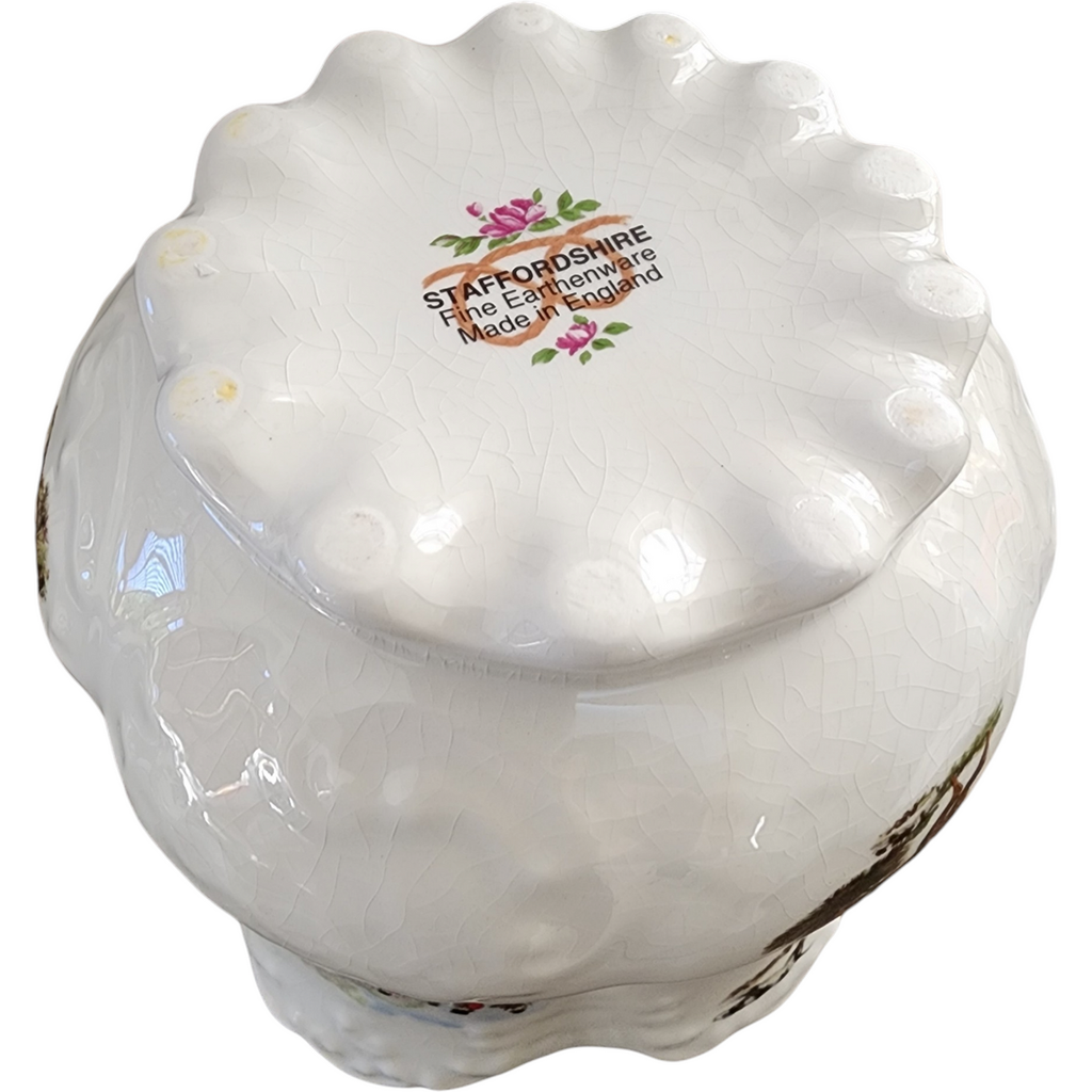 English Staffordshire Fine Earthenware The Hunt Planter Jardiniere