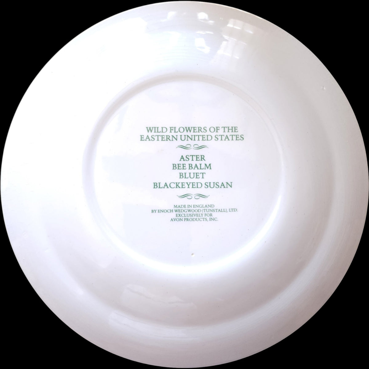 Enoch Wedgwood Wild Flowers of the Eastern United States Avon Collector Plate