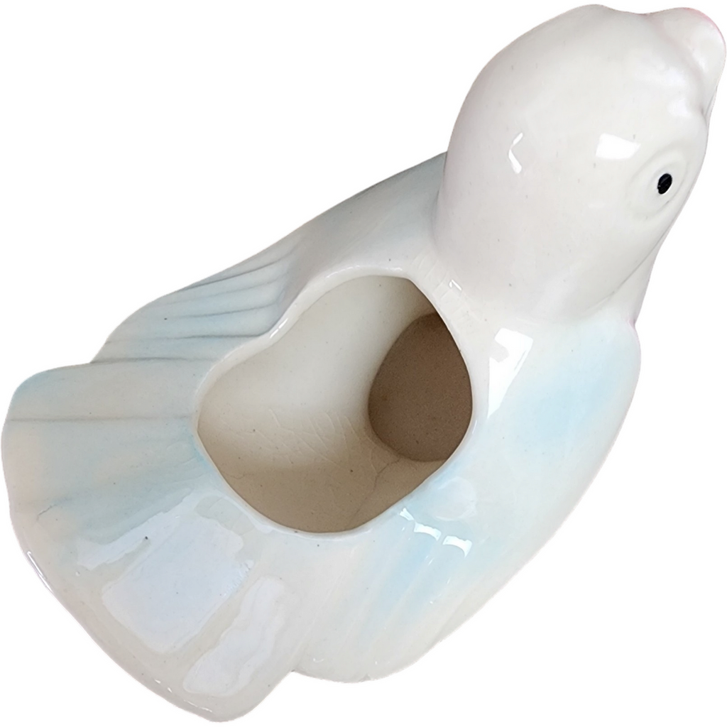 Fapco Baby Nursery Stoneware Bird Planter Occupied Japan